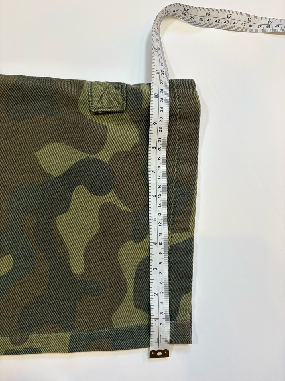 Zara Camo Wide Leg Pants | NWT | Size S | 100% Cotton | Zip Fly - Picture 13 of 14
